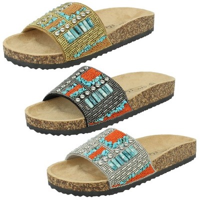 Spot On Mule For Women With Beads