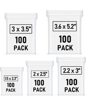 Small Plastic Bags Mini Zip Lock Bags for Jewelry Pill Candy Assorted 500 Pc new