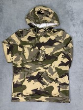 Nike Hoodie Mens Medium Green Camo Therma-FIT Pullover Training DD1757-247