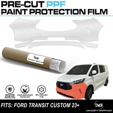 Front Bumper Stone Chip Guard PPF Paint Protection Film for Ford Transit Custom