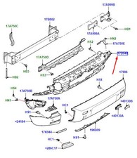 Pare-choc arrière Land Rover DEFENDER