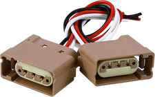 2-Pack Turn Signal Socket Pigtail Connector with Wire Harness Compatible with Fo