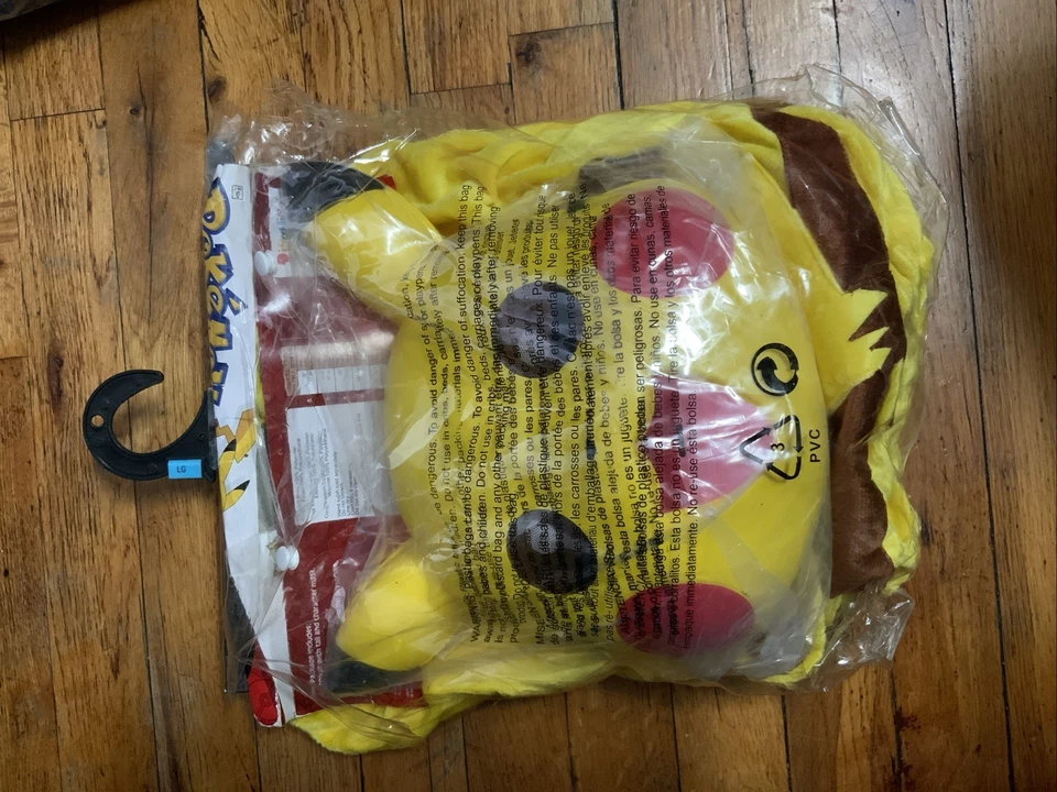 Pokemon PIKACHU Fantasia Macia de Halloween Infantil e Máscara Infantil Tamanho Grande - Nova Máscara - Imagem 4 de 4