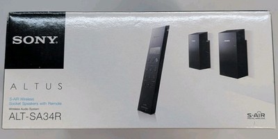 Sony ALT-SA34R Wireless Speaker System Package Remote Compact S-Air Compatible
