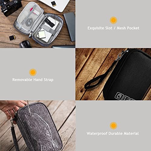 Electronic Organizer Bag Cable Organizer Travel Cord Organizer Case ...