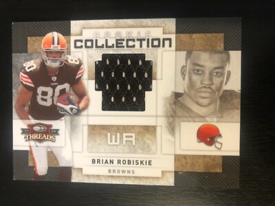 Brian Robiskie 2009 Donruss Rookie Relic /500 NFL Card #21 - Cleveland Browns