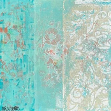 Abstract Painting on Paper, Numeric Painting, Acrylic Painting, Modern Painting