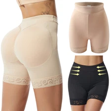 Women's Butt Lifter Shorts Seamless Hip Pads Enhancer Underwear Padded Panties