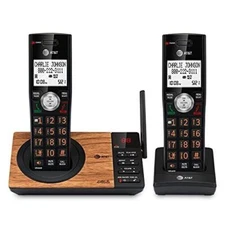 AT&T CL82267 DECT 6.0 2-Handset Cordless Phone for Home with Answering Machin