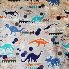Dinosaurs Kids pillow cases standard cotton, with Free Embroidery Name