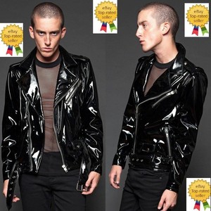 vinyl leather jacket