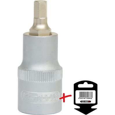 Ks-Tools 911.1317-E 1/2 Bit-Stecknuss Innen6Kant,Kurz,17Mm 9111317E-image