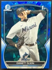 2023 Bowman Draft Baseball Chrome Sapphire Emmett Olson 1st Refractor (QUANTITY)