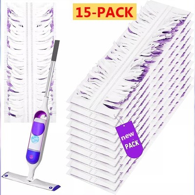 15PACK  Multi-Surface Mopping Pad Refills 8 Count PowerMop Floor Clean Power New