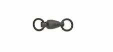 Sampo Size 4 Ball Bearing Swivels Solid Ring Both Ends 150lb Black Pack of 2
