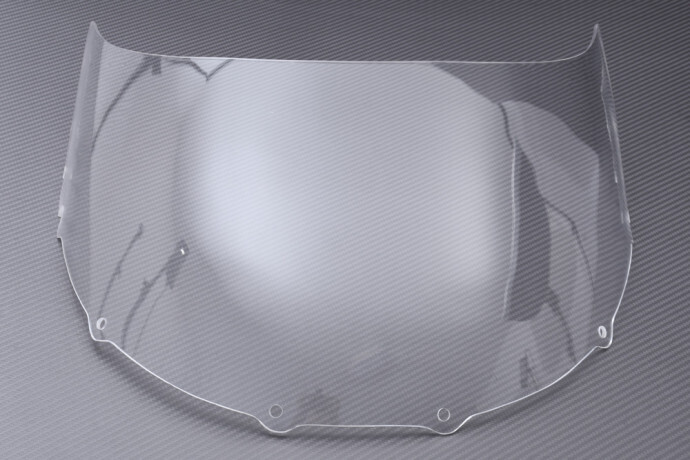 Bulle claire anti-turbulence pour Yamaha TZR250SP afin de réduire la fatigue du cou
