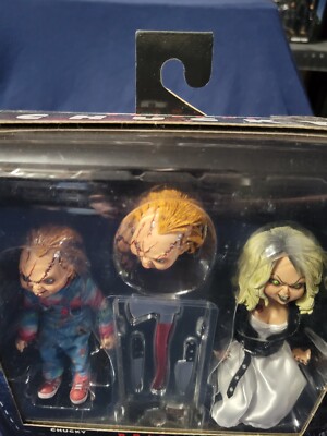 Neca Bride Of Chucky 2 Pack - Retro Cloth Chucky And Tiffany New