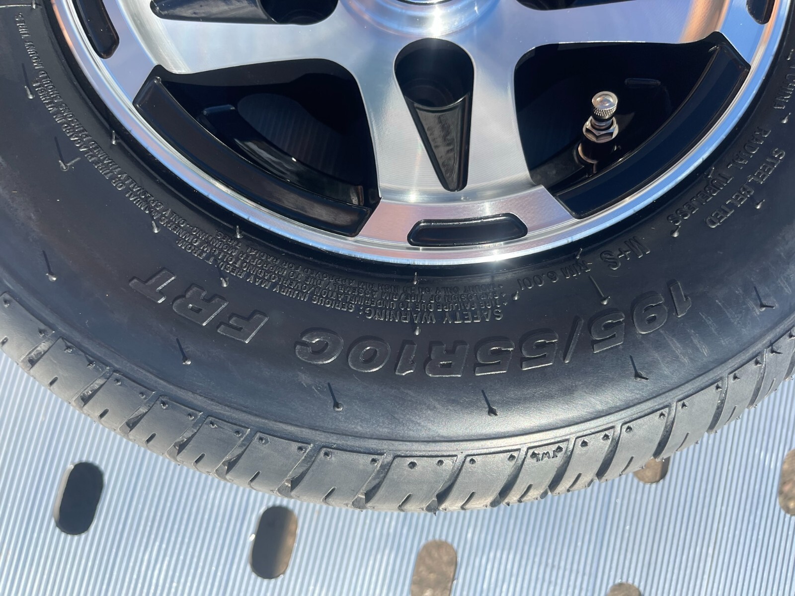 6 TRAILER ALLOY WHEELS 195/55/10 TYRE 5 STUD 112mm PCD Bryan James Ifor