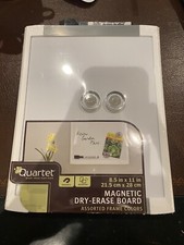 NEW Quartet Magnetic Dry-Erase Board 8.5x11 White/Gray Boarder NEW Sealed