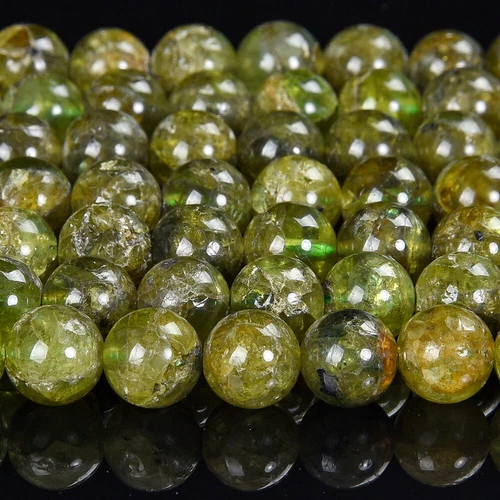 Natural Rough Peridot Round 5MM 6MM 7MM Loose Beads(D527) - Picture 2 of 3