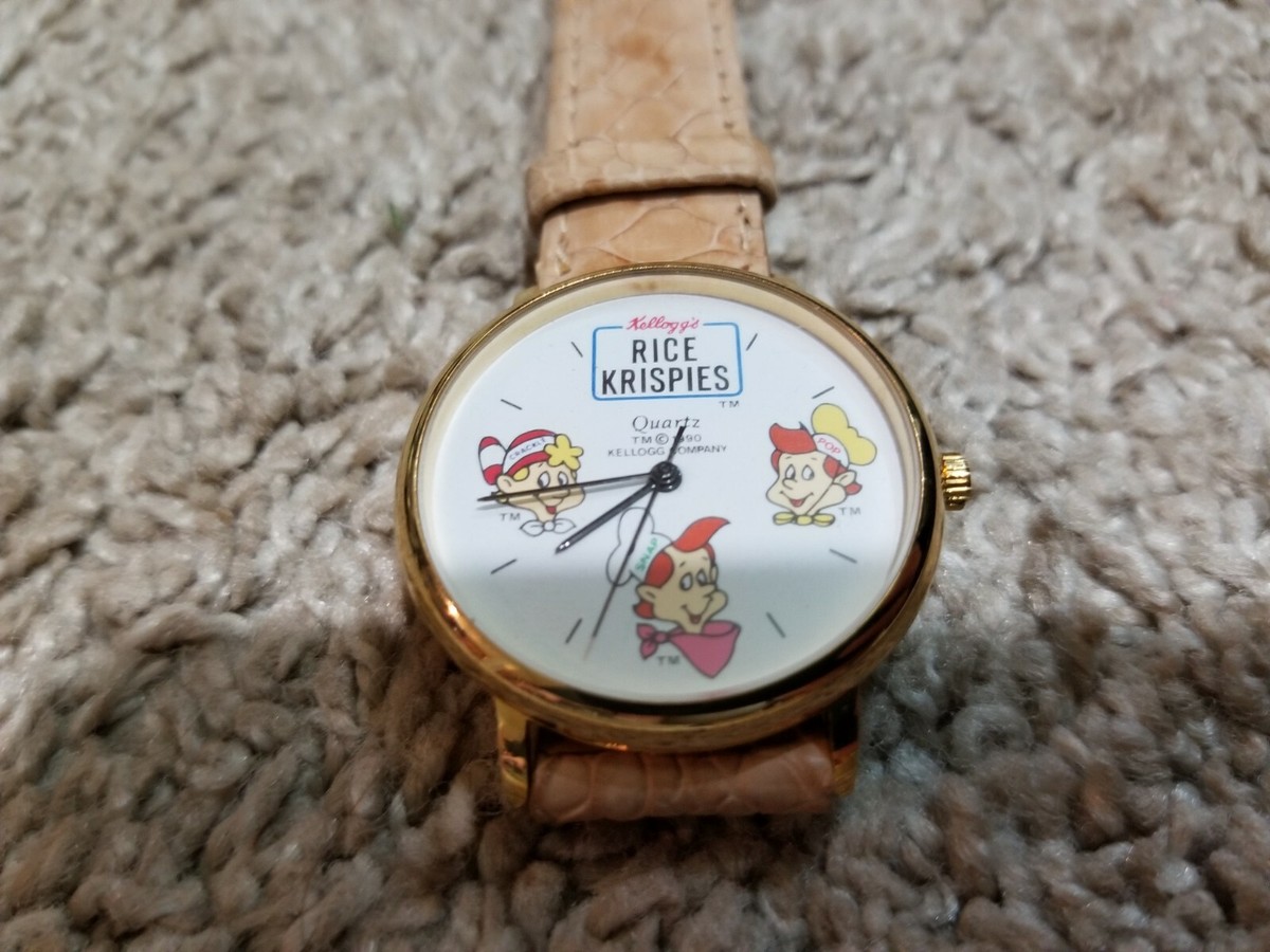 Rare Kellogg's Rice Krispies Vintage Wrist Watch (1990) Snap
