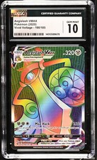 CGC 10 GEM MINT Pokemon 2020 Vivid Voltage #190/185 Aegislash VMAX Rainbow Rare on eBay