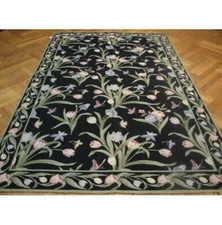 5x8 Authentic Handmade Needlepoint Rug PIX-11197