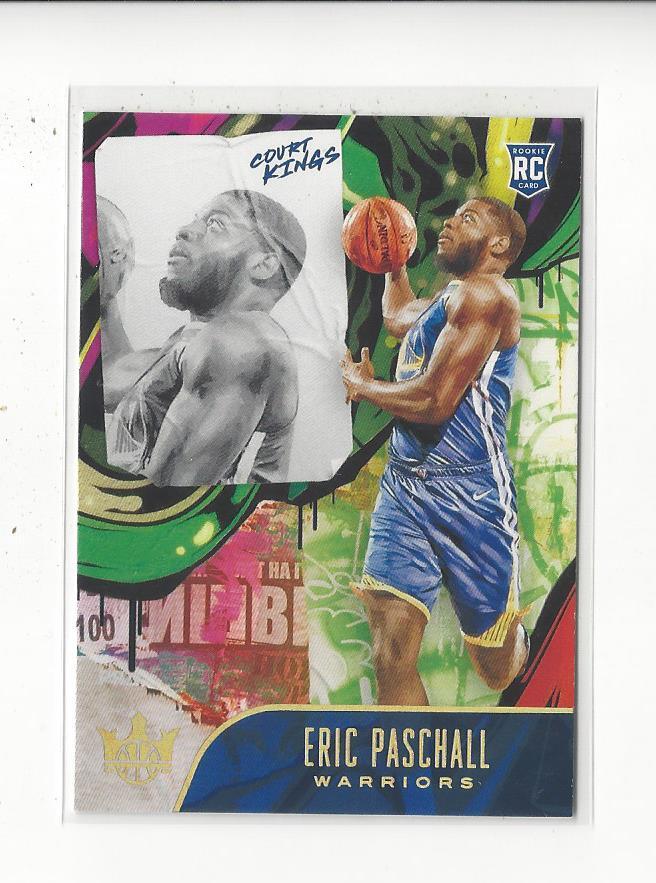 Eric Paschall #106 Basketball Cards 2019 Panini Court Kings trading card — raw and PSA graded price guide