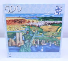 F.X. Schmid NIB 500 Jigsaw Puzzle 2002 VTG 78420 From Sea To Shinning Mona Diane