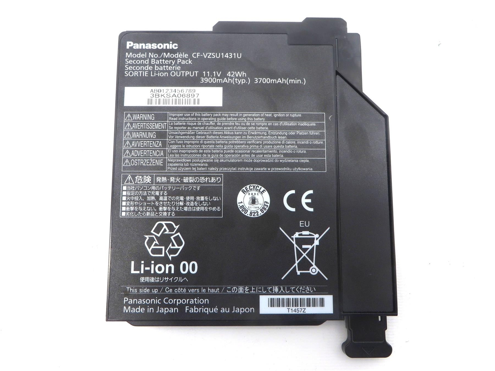 Second Battery Pack CF VZSU1431U For Panasonic Cf 31 MK6 MK5 MK4 MK3 second-battery-pack-cf-vzsu1431u-for-panasonic-cf-31-mk6-mk5-mk4-mk3