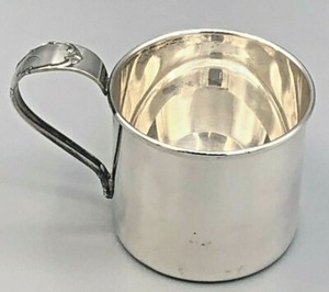 Modern Victorian by Lunt Sterling Silver Baby Cup, gently used