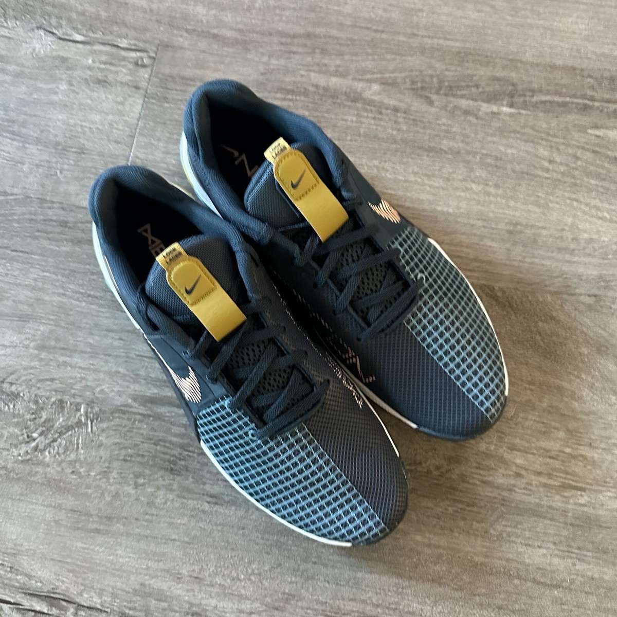 Nike Metcon 8 Armory Navy Gold Mens Shoes DO9328-401 Size 12 