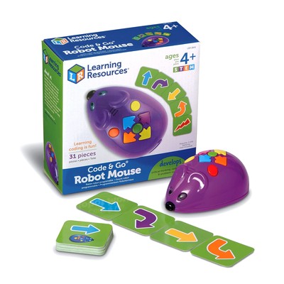 Code & Go Roboter Maus - 31 Teile, Alter 4+, Codierung MINT Spielzeug,