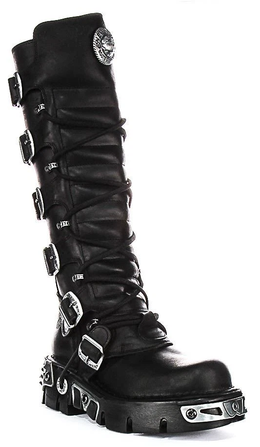New Rock Leather Boots for Women for sale | eBay