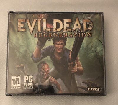 Evil Dead: Regeneration PC Computer Version THQ 4 Discs. Horror Bruce Campbell