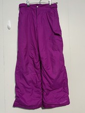 Columbia Girl  s Snow Ski Pants Size Medium Purple Insulated