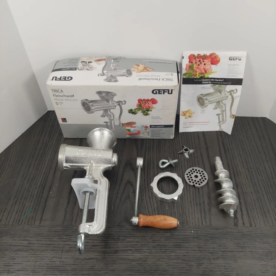 GEFU Trica Meat Mincer Silver - Image 2 of 4