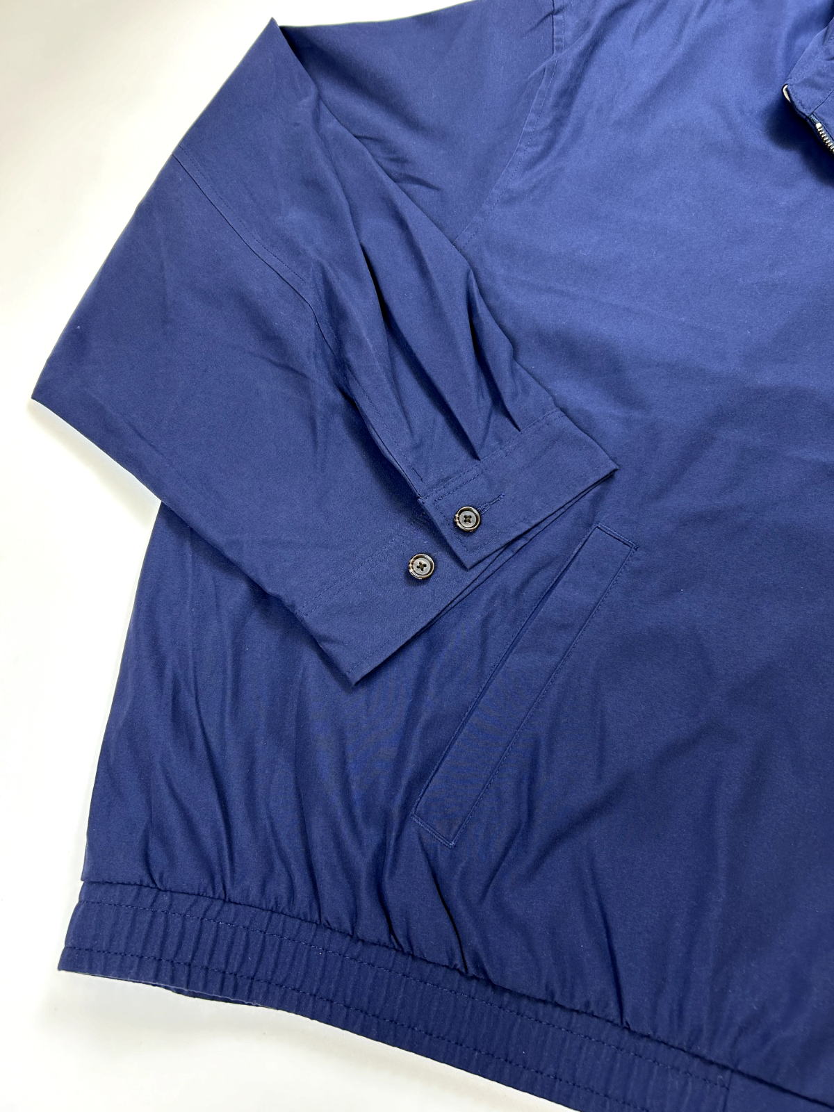 Giacca a vento Polo Ralph Lauren grande e alta bi swing con pony blu navy taglia: 6XB