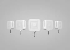 Square Credit Debit Card Reader - White for Apple iPhone and Android (SET OF 3)