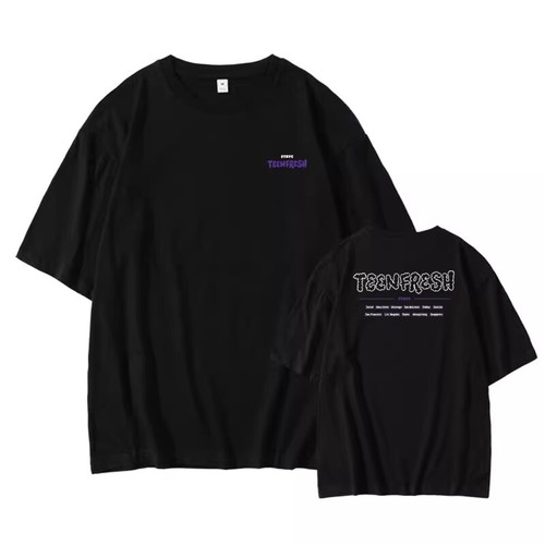 Kpop STAYC 2023 Concert T-SHIRT TEENFRESH Short Sleeve TEE/Navel T-shirt - Picture 7 of 11