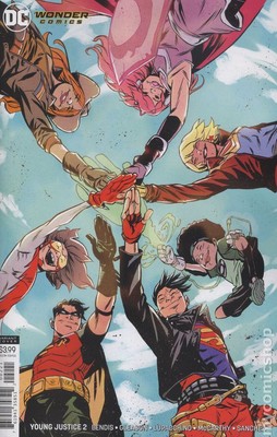 Young Justice #2B Greene Variant VF 2019 Stock Image