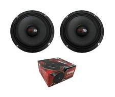 2 DS18 PRO-X6.4M 6.5" Midrange Mid Bass Speakers 1000W 4 Ohm Midbass Loudspeaker