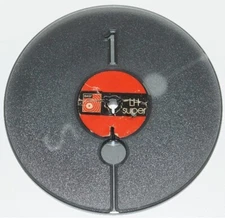 VINTAGE BASF 7" x 1/4" EMPTY TAKE UP REEL DARK TINT