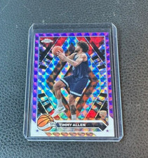 2023-24 Topps Chrome Timmy Allen Rookie Purple Geometric Refractor 012/119