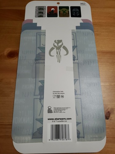 Star Wars The Mandalorian Kitchen Towels Drying Mat & Flexible Cutting Board NWT - Picture 8 of 8