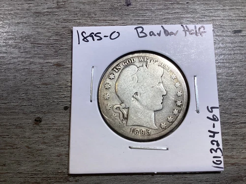 1895 O Barber 90% Silver Half-Dollar from New Orleans Mint 101323 69rr