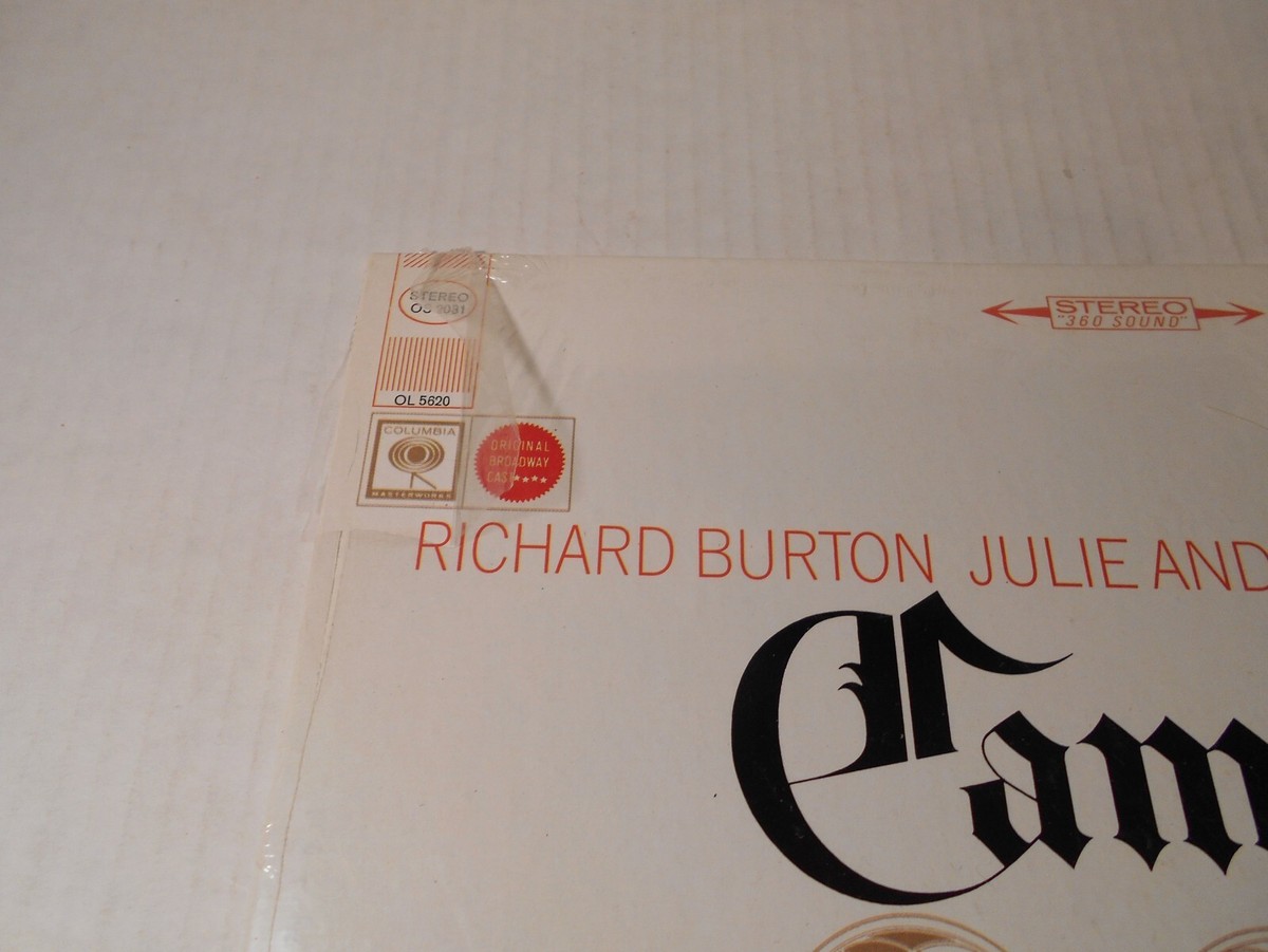 Camelot LP Richard Burton Julie Andrews Robert Goulet Broadway