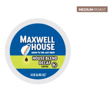     Maxwell House House Blend MEDIUM ROAST DECAF Keurig Coffee K-cups