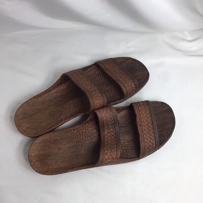 pali hawaii sandals dark brown