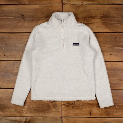 Vintage Patagonia Outdoorjacke M Fleece weiß Damen